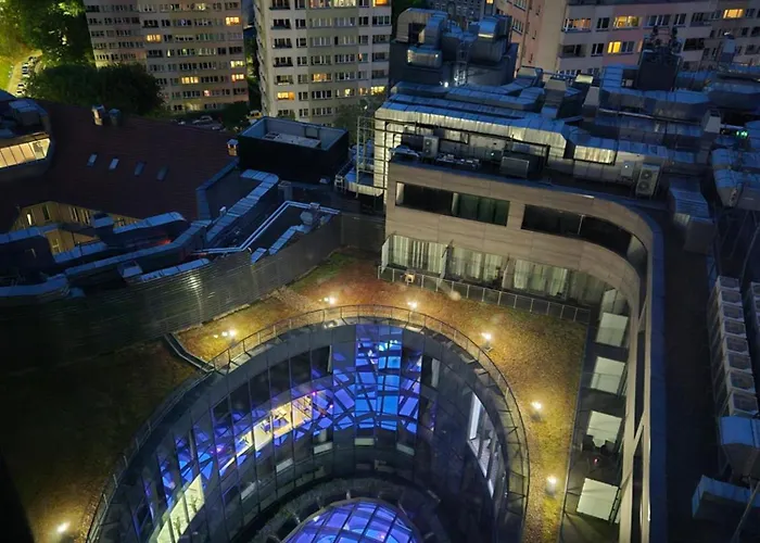 Hanza Tower Prestige Skyline 13th Floor With Balcony Apartment